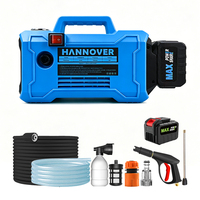 HANNOVER C7-SP Pompe de lavage de voiture sans fil portable à batterie lithium haute efficacité 21V 5MPa pour voiture