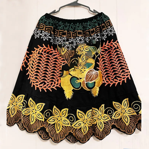 Jupes polynésiennes personnalisées de haute qualité pour femmes coton respirant écologique naturel longueur au sol style décontracté robe de bal - Product Image 6