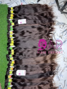 ผมมนุษย์แท้100% ผมมนุษย์แท้จากอินเดียนผมมนุษย์ผมมนุษย์ไม่ผ่านการแปรรูปไม่มีหนังกำพร้าและไม่พันกัน - Product Image 3