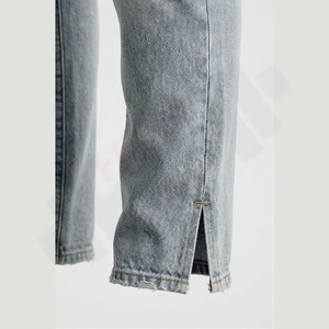 Chaqueta Vaquera Transpirable Personalizada de Alta Calidad para Hombre, Cuello Alto, Logotipo Frontal, Color Sólido, Premium, Venta al por Mayor - Product Image 6