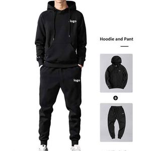 Conjuntos Deportivos de Dos Piezas para Hombre al por Mayor, Ropa Deportiva de Invierno para Exteriores, con Cremallera, Logotipo Personalizado, Chándal de Gimnasio para Correr, de Calidad - Product Image 3
