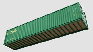 Contenedor de Envío Seco Tex de 40 pies, Puerta Abierta, Exterior Blanco, Unidad de Almacenamiento Vacía y Limpia - Product Image 3