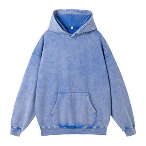 Fabricant de sweat à capuche vieilli personnalisé délavé à l'acide vintage Streetwear pull pour femmes en vrac coton à bas prix saison d'hiver - Product Image 4