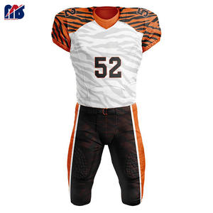 Su propio uniforme de fútbol americano Nuevo diseño Uniforme de fútbol americano Servicio OEM Uniforme de fútbol para hombres - Product Image 6