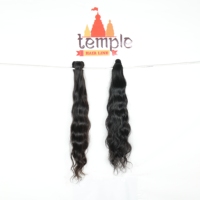 Extensiones de Cabello Remy Indio 100% Virgen, Ondulado Profundo, Sin Color, Doble Trama a Máquina, Encaje Completo, Fácil de Aplicar