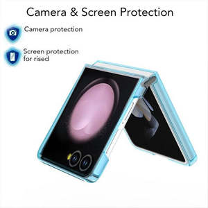 เคสกันกระแทกอะคริลิคแบบไฮบริดสำหรับ Samsung Galaxy Z Flip7 2025 สีม่วง - Product Image 3