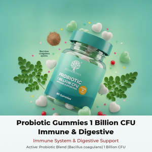 Gummies Probiotiques 1 Milliard UFC Immunité & Digestion 80 Unités OEM Marque Privée Italie RedMoringa - Product Image 3