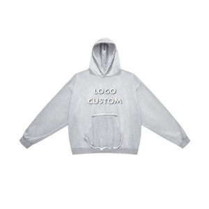 High Quality Custom Logo DTG Printed Oversized Hoodie Heavyweight Fleece Winter <b>Streetwear</b> Manufactured Wholesale for Men - Product Image 2