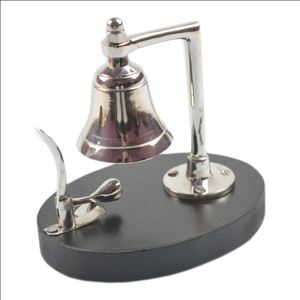 Campana de mano de latón, diseño de campana para mesa de comedor y oficina - Product Image 6