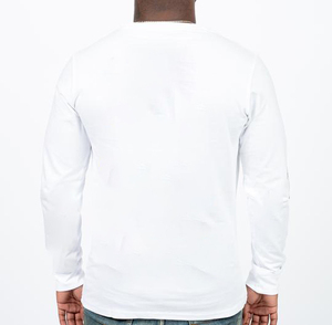 Camiseta deportiva de manga larga personalizada de alta calidad para hombre, algodón teñido liso - Product Image 6