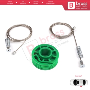 ชุดซ่อมมอเตอร์กระจกหน้าต่าง BWR5300 ประตูหลังซ้าย สำหรับ A6 C5 4B 1997-2005 Allroad 4BH 4/5 ประตู 4B0839461 - Product Image 3