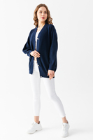 Cárdigan Oversize de Punto para Mujer, con Detalle de Botones, Alta Calidad, Transpirable y Personalizable