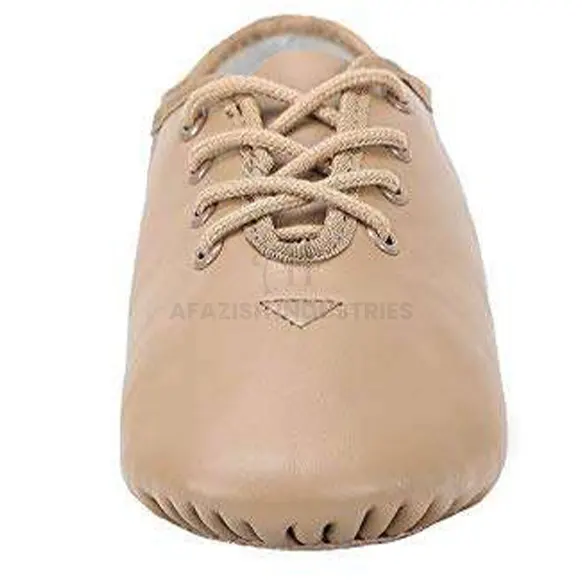 Zapatos de baile de jazz con cordones Zapatos de jazz unisex con cordones de cuero para mujeres y hombres Zapatos de baile