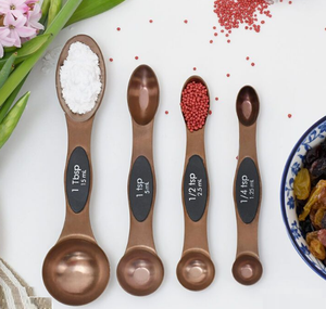 Cuchara medidora de cocina con acabado plateado Matcha, herramientas, cuchara medidora, cucharas medidoras doradas de acero inoxidable - Product Image 5