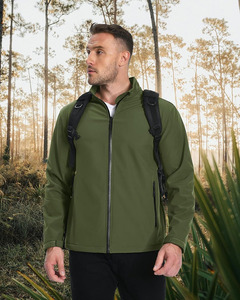 Veste Softshell sur mesure en gros OEM, coupe-vent de qualité supérieure, imperméable, pour le camping, la randonnée, l'hiver, chaude, pour hommes - Product Image 5