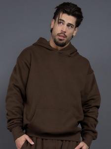 Nueva llegada logotipo personalizado 100% algodón invierno transpirable secado rápido polar ropa deportiva Fitness Unisex pulóver sudaderas con bolsillos - Product Image 4