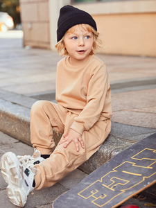 Ensemble survêtement décontracté unisexe en molleton doux, sweat-shirt à capuche et pantalon de jogging deux pièces, couleur unie, pour adulte, hiver - Product Image 2