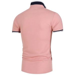 Tallas grandes para hombre sólido para camisas logotipo personalizado estampado transpirable manga corta algodón Spandex servicio OEM - Product Image 2
