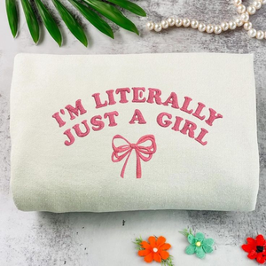 เสื้อยืดปักลายหวานน่ารักสำหรับผู้หญิง ของขวัญสำหรับสาวๆ เสื้อยืดคอกลมผ้าฝ้ายเนื้อนุ่ม สไตล์พาสเทล สวยงามแบบสบายๆ แฟชั่นลำลอง - Product Image 3