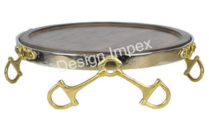 Pizza Platte Plateau Équestre Disque Hôtel Et Restaurants Fournitures Ronde Brownie Plateau Plateau En Gros Plateaux De Service Décoration - Product Image 2