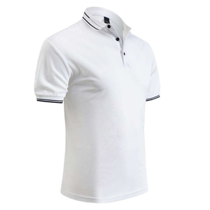 OEM 220 Gsm T-shirt pour hommes Vêtements de travail respirants T-shirts unis de haute qualité Vente en gros Polo T-shirt Impression de t-shirt personnalisée - Product Image 2