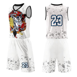 Ensemble d'uniformes de basket-ball professionnel tenue de Performance athlétique respirante pour la pratique des matchs d'école d'entraînement de sports d'équipe - Product Image 1