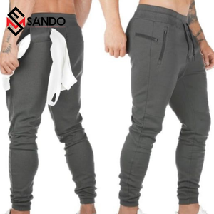 กางเกงออกกำลังกายขายาวสำหรับผู้ชาย,กางเกงออกกำลังกายแบบใส่วิ่งเลือกโลโก้ได้ตามต้องการ - Product Image 4