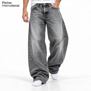 Wholesale mens <b>cargo</b> jeans Custom mens <b>cargo</b> jeans <b>Cargo</b> jeans Utility Style Denim Low MOQ Collection - Product Image 2