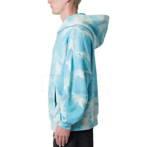 Dernier Style Nouvelle Arrivée Personnalisé Couleur Tie Dye Hoodies Coton Polyester Prix de Gros Tie Dye Hoodies - Product Image 5