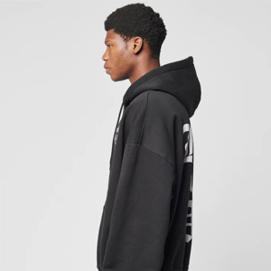 เสื้อฮู้ดขนแกะหนาสำหรับผู้ชายใส่ได้ทั้งชายและหญิงเสื้อมีซิปแนวสตรีท6XL ฤดูหนาวปักโลโก้พิมพ์ลายพัฟได้ตามต้องการจากผู้ผลิต - Product Image 4