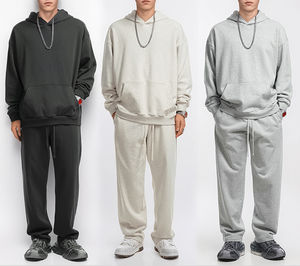 Sweat à capuche pour homme à manches longues respirant, en polyester/coton tricoté, coupe ample, impression numérique, nouvelle couleur automne-hiver, ODM personnalisé - Product Image 5