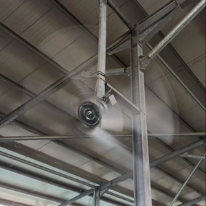 พัดลมติดเพดานสไตล์250 Cowair Hvls Smart Fan สำหรับฟาร์มโรงนาคลังสินค้าและปศุสัตว์ - Product Image 1