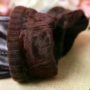 Nouveauté, style tendance, mitaines de luxe, gants d'hiver, poignets en fourrure de renard, gants en cuir d'agneau d'hiver pour l'extérieur avec logo personnalisé - Product Image 2