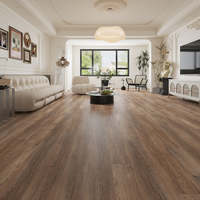 Plancher stratifié PVC gaufré hybride imperméable Classe 32 Classe 33 pour zones à fort trafic