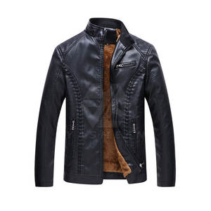 Veste d'hiver décontractée pour homme en cuir de vache respirant, imperméable et coupe-vent, de haute qualité, personnalisable, rembourrage en polyester - Product Image 1