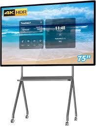 Monitor táctil inteligente de 75 pulgadas con Core i5 nuevo, 4GB de RAM + SSD de 256GB, pizarra electrónica interactiva 4K para presentaciones. - Product Image 2