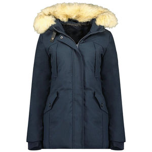 Parka d'hiver pour femme, coupe régulière, avec capuche réglable et fermeture éclair, imperméable, coupe-vent, chaude et isolée, en nylon brut, écologique, sur mesure - Product Image 5
