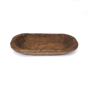 Cuenco de madera natural ecológico, artículos de Mesa para el hogar de alta calidad, cuenco de alimentos para masa de vela de madera, venta al por mayor, artesanías hechas a mano - Product Image 1