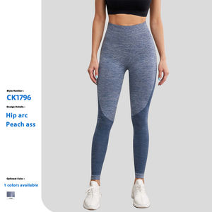 Femmes élastique séchage rapide respirant coton/bambou sans couture taille moyenne Streetwear Yoga Leggings lettre décoration - Product Image 5