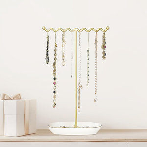Vente chaude Bijoux En Métal Stand Haute Qualité Nouvelle Arrivée Porte-Bijoux En Métal Dernière Conception pour Chambre et Table Portable - Product Image 1