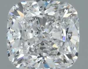 Diamant blanc taille coussin de haute qualité, 100 % naturel, 0,60 carat, couleur D naturelle, VS1, pierre libre pour bijoux en or - Product Image 1