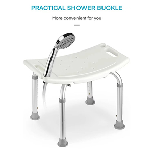 <span class=keywords><strong>Tabouret</strong></span> <span class=keywords><strong>de</strong></span> <span class=keywords><strong>douche</strong></span> médical en aluminium <span class=keywords><strong>pour</strong></span> personnes âgées et handicapées, hauteur réglable, capacité <span class=keywords><strong>de</strong></span> 150 kg, pieds antidérapants, OEM ODM, approvisionnement en gros en usine - Product Image 4
