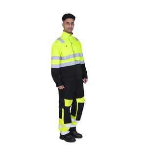 Vêtements de travail d'usine, uniforme en polyester, design imperméable, respirant, ignifuge, haute visibilité, vêtements de sécurité pour travaux à chaud, hommes - Product Image 2