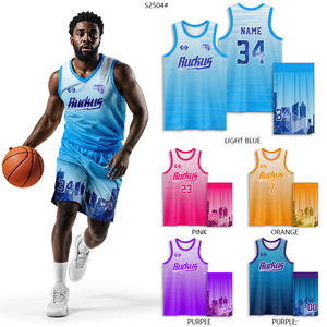 EUOKA set di uniformi della squadra di basket giovanile di ultima progettazione con stampa a sublimazione abbigliamento da basket - Product Image 2