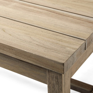 Banco de jardín de tres asientos hecho de madera de teca duradera y respetuosa con el medio ambiente para jardines al aire libre o debajo de árboles - Product Image 5