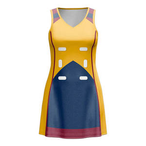 Uniforme de netball professionnel fabriqué au Pakistan, meilleure qualité, dernier design avec logo personnalisé, uniforme de netball pour femmes - Product Image 1