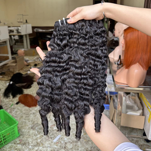 Cheveux vietnamiens crus Extensions de cheveux non transformés Expédition rapide Paquets de cheveux humains bouclés birmans vierges à cuticule alignée - Product Image 1