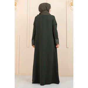 Nouvelle saison, vêtements islamiques d'hiver pour femmes, robe abaya, kaftan, tunique, mode islamique de Dubaï, mode islamique turque, robes islamiques fabriquées en Turquie - Product Image 3