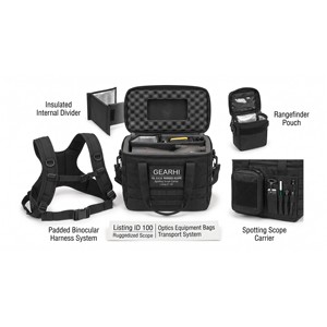Sac de service pour agent en nylon 1000D noir mat imperméable, boîte de rangement pour véhicule, sac de service robuste, sac de sécurité, organisateur de service - Product Image 1