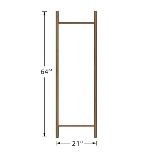 Espejo de suelo y pared hecho a mano de calidad de exportación para decoración de oficina y Hogar disponible en tamaños personalizados - Product Image 3